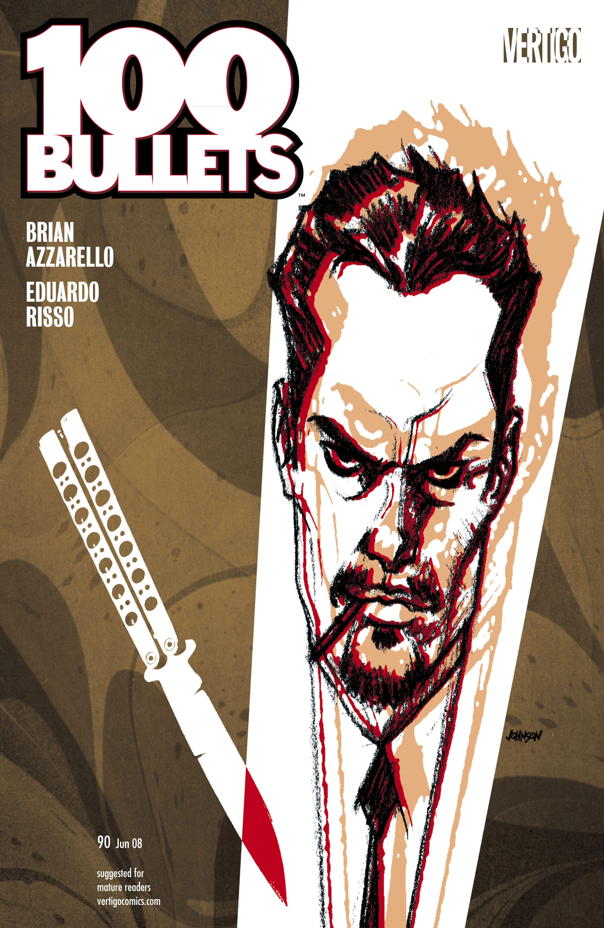 100 Bullets #90 (DC, 2008 — Cover A) cover